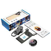 APEXEL APL-HB110 110 Degrees Wide Angle Professional HD External Mobile Phone Universal Lens