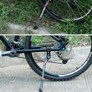 DEEMOUNT Bicycle Aluminum Alloy Foot Support Parking Rack(Silver Label)