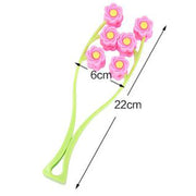 Manual Roller Face Massager Face Beauty Instrument Facial Double Chin Tool(Pink)