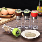 Multi-Function Seasoning Tank Kitchen Gadget Manual Creative Pepper Grinder(Black)