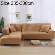 Sofa All-inclusive Universal Set Sofa Full Cover Add One Piece of  Pillow Case, Size:Four Seater(235-300cm)(Light Tan)