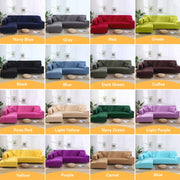 Sofa All-inclusive Universal Set Sofa Full Cover Add One Piece of  Pillow Case, Size:Four Seater(235-300cm)(Light Tan)