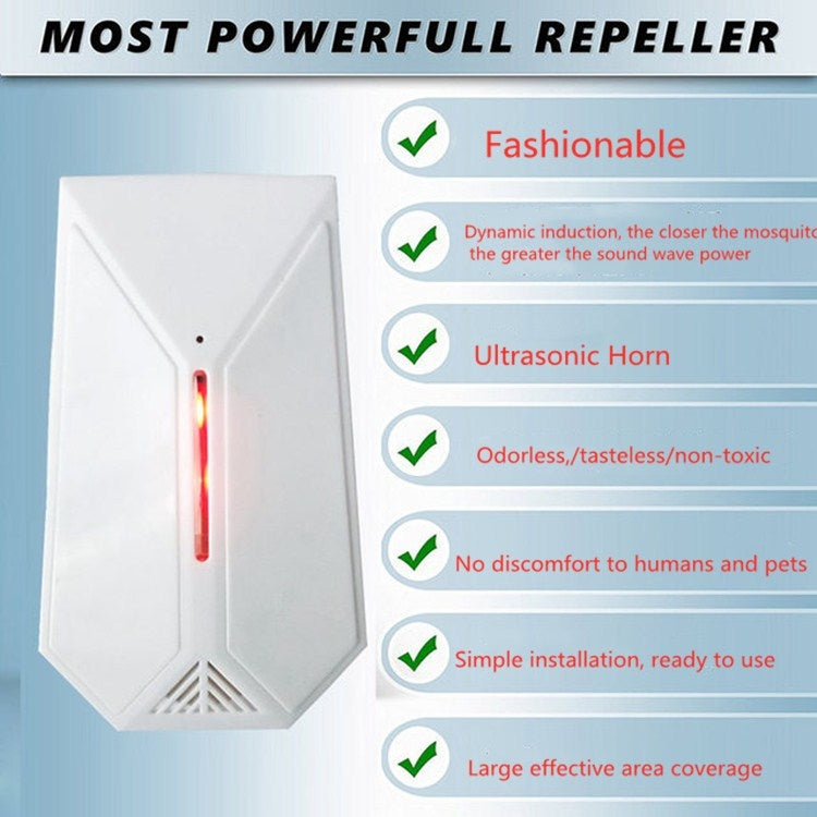 A13 Ultrasonic Mosquito Repellent Electronic Mosquito Killer, Plug Type:US Plug