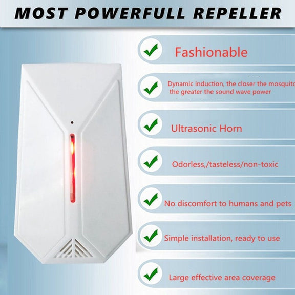A13 Ultrasonic Mosquito Repellent Electronic Mosquito Killer, Plug Type:US Plug