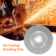 100mm Electroplated Diamond Grinding Slice Glass Grinding Disc 4 Inch Diamond Cutting Piece Alloy Sand Circular Saw Blade(Picture Three)
