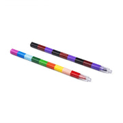 6pcs Creative Building Blocks Crayons Children 12 Colors Drawing Educational Toys