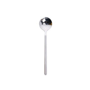 Mini Accessories Coffee Spoon Kitchen Dessertspoon Dining Round Shape Coffee  Stainless Steel Home, Size:13cm(Silver)