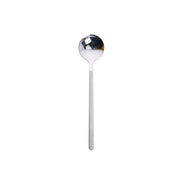 Mini Accessories Coffee Spoon Kitchen Dessertspoon Dining Round Shape Coffee  Stainless Steel Home, Size:17cm(Silver)