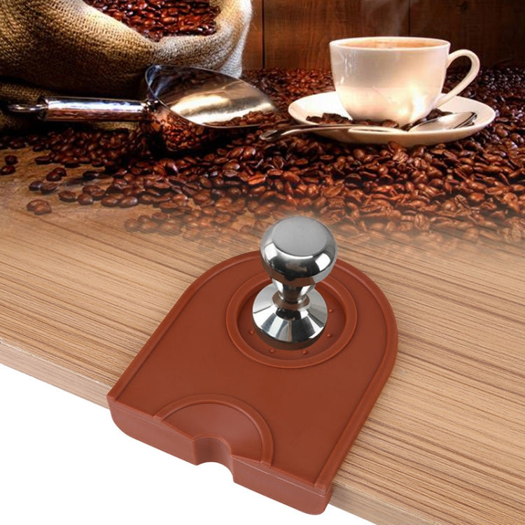 Pressure Pad Non-slip Filling Corner Coffee Pad, Size:Small 12.5��14cm(Brown)