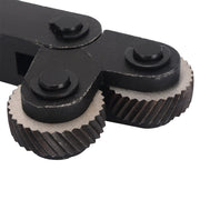 Hardened and Durable Steel Two-wheel Knurled Tool Kit, Style:1.6mm