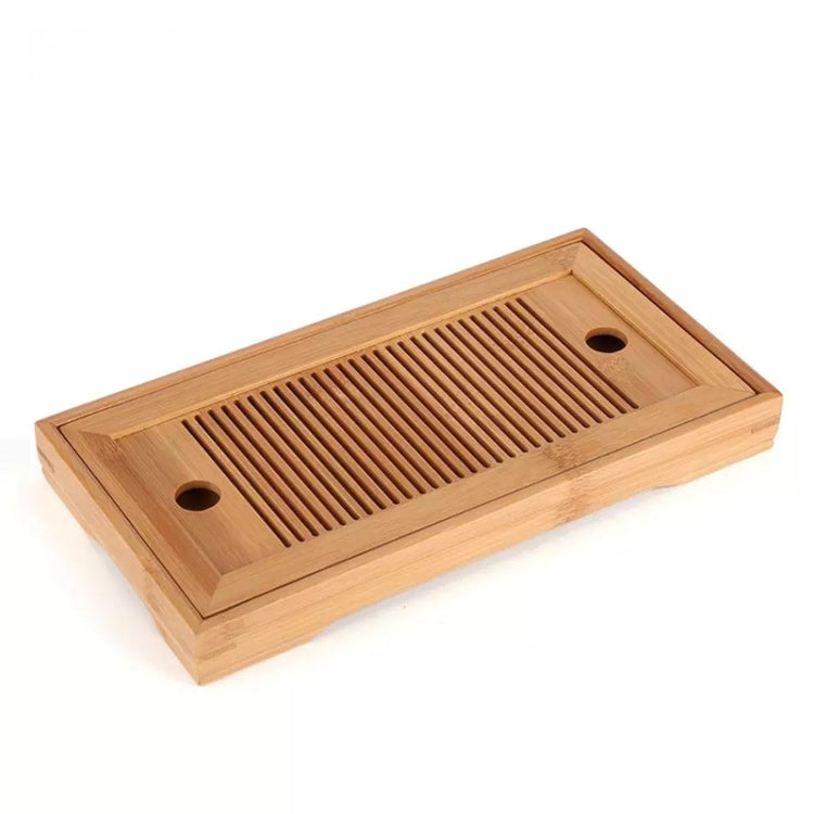 Bamboo Tea Trays Kung Fu Tea Accessories Tea Tray Table With Drain Rack(primary color)