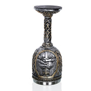 3D Viking Skull Coffee Beer Mug Skull Mug Beer Wine Drink Gift Stainless Steel Knight Decorative Cup for Men Goblet