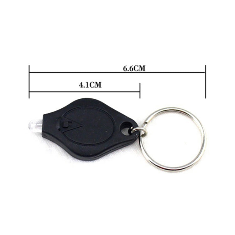 2 PCS Mini Pocket Keychain Flashlight Micro LED Squeeze Light Outdoor Camping Ultra Bright Emergency Key Ring Light Torch Lamp(Purple)