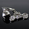 Classic 3D Simulation Model Of Motorcycle Motorcycle Helmet Charms Creation Alloy Key Chain Key Holder Car Key - Key Rings by PMC TechLife | Online Shopping South Africa | PMC TechLife