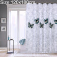Butterfly Waterproof Polyester Shower Washable Bathroom Curtains, Size:120x180cm - free shipping - PMC TechLife - Order now!