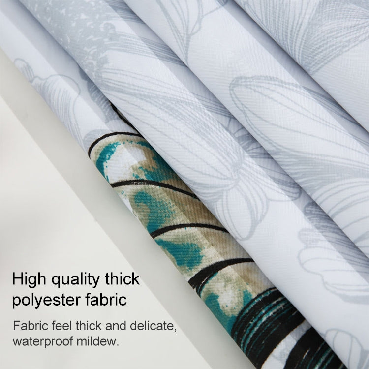 Butterfly Water-resistant Polyester Shower Washable Bathroom Curtains, Size:120x180cm