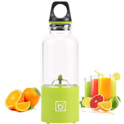 Mini Portable Electric Juicer Cup USB Rechargeable Juicer Fruit Juice Extractor(Green)