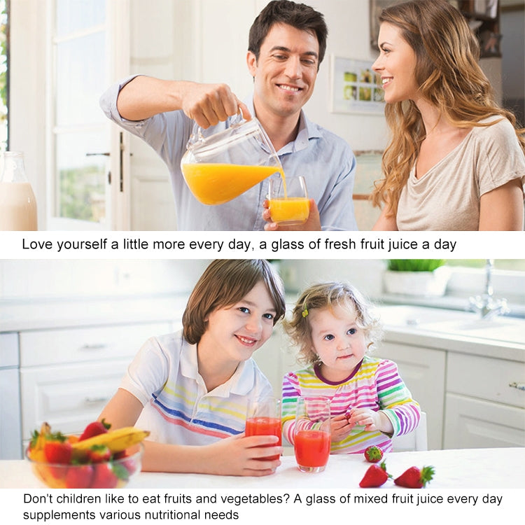 500ml Mini Portable Electric Juicer Cup USB Rechargeable Juicer Blender Maker Shaker Squeezers Fruit Orange Juice Extractor(Pink)