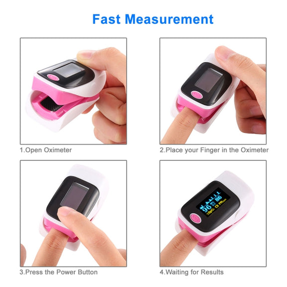 AB-80 Precision Finger Pulse Oximeter Blood Oxygen Monitor(Grey)