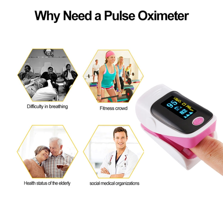 AB-80 Precision Finger Pulse Oximeter Blood Oxygen Monitor(Green)