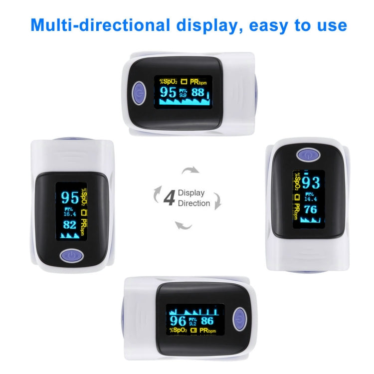 AB-80 Precision Finger Pulse Oximeter Blood Oxygen Monitor(Purple)