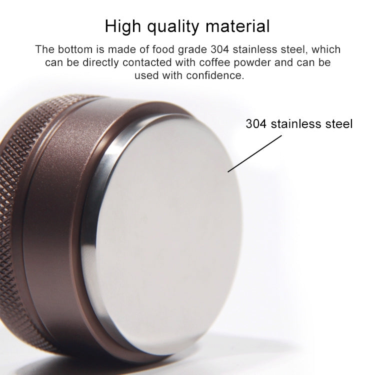 Macaron Stainless Steel Coffee Powder Flat Powder Filling Device, Specification:Thread(Black)