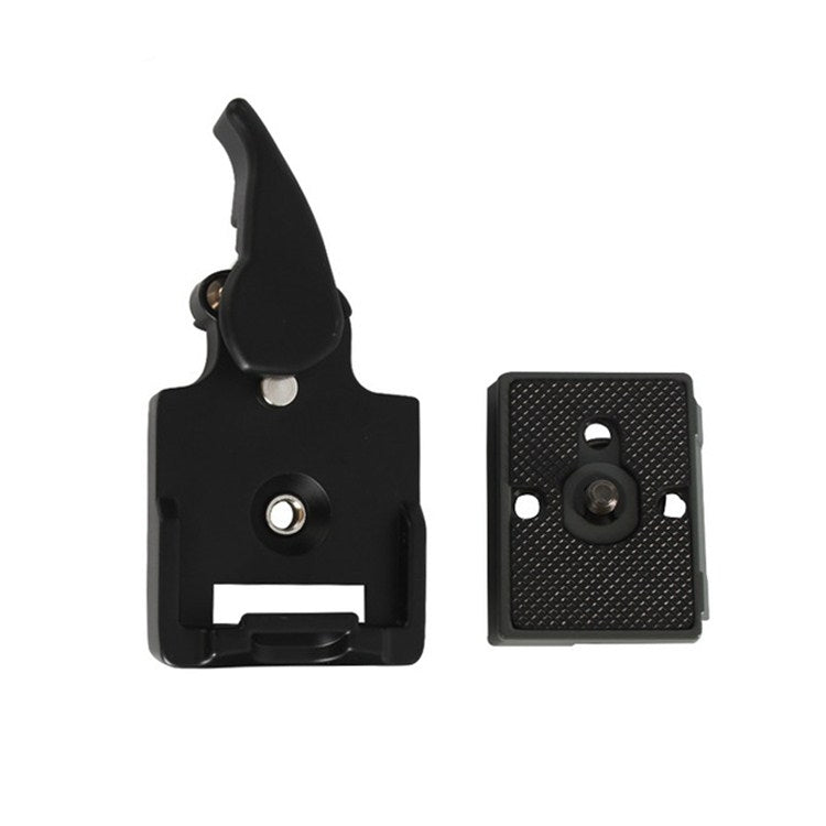BEXIN Tripod Head Quick Release Plate Holder For Manfrotto 200PL-14(Grey)