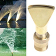 Water View Rockery Fountain All Copper Stainless Steel Adjustable Universal Fan-shaped Flat Nozzle, Size:1.5���(Brass) - Watering & Irrigation by PMc TechLife | Online Shopping South Africa | PMc TechLife | Buy Now Pay Later Mobicred