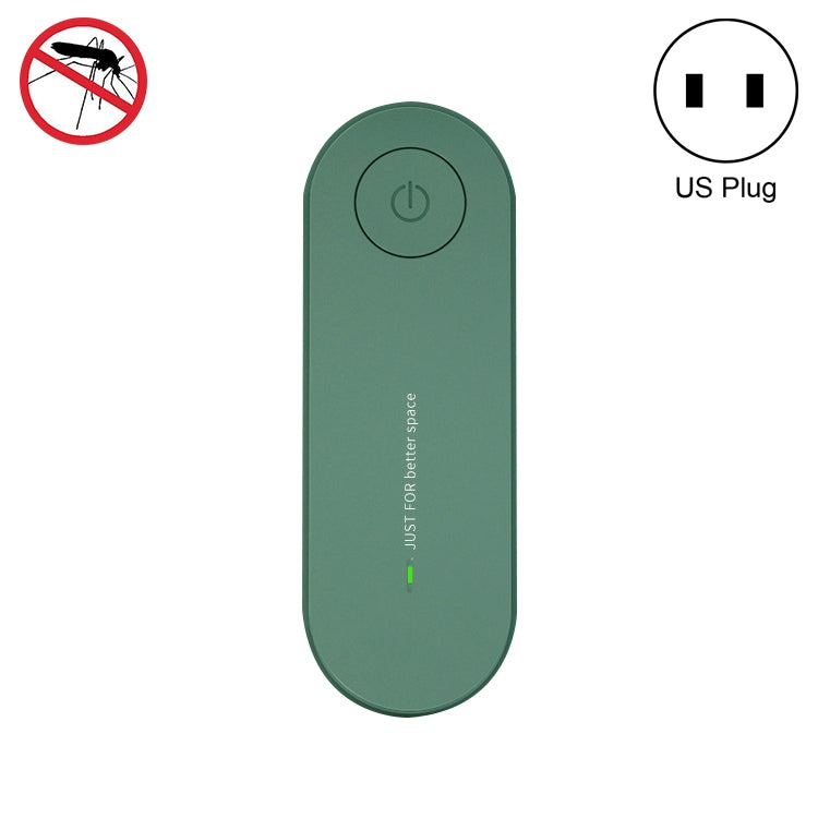 Ultrasonic Mosquito Repellent Electronic Mosquito Killer, Plug Type:US Plug(Green)