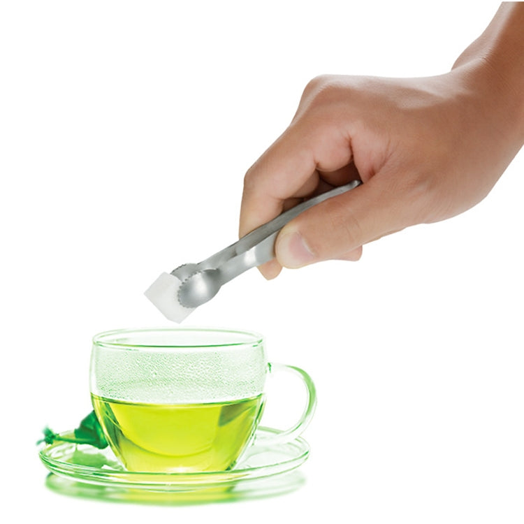 Stainless Steel Coffee Sugar Clip Kitchen Bar Clip(Silver)