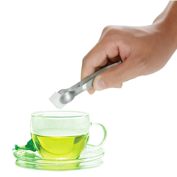 Stainless Steel Coffee Sugar Clip Kitchen Bar Clip(Silver)