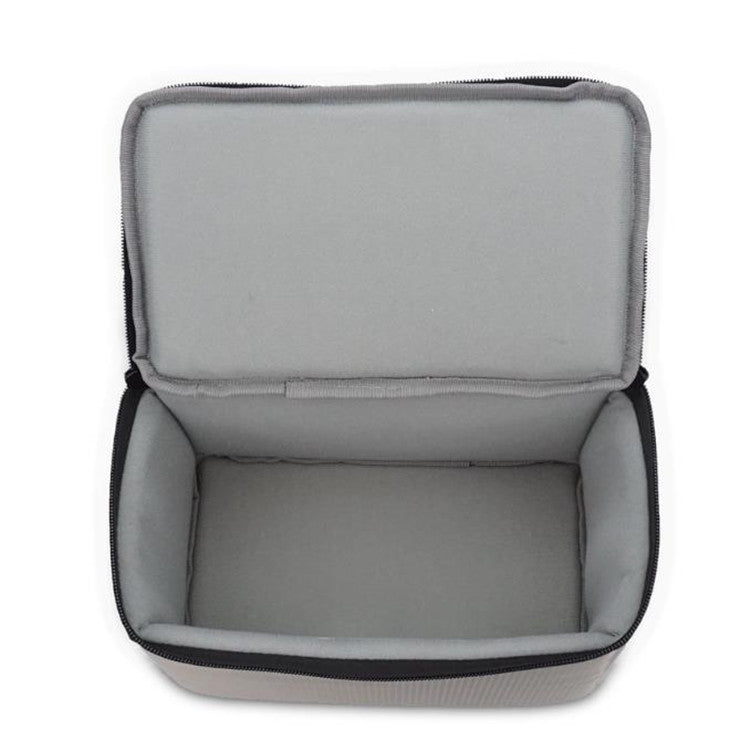 Water-resistant DSLR Padded insert Case Water-resistant Zipper Removable Partition Camera Bags(Light Grey)