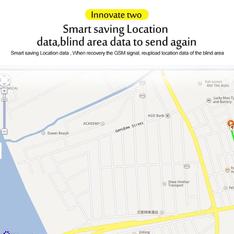 TK200 2G IP67 Water-resistant GPS / GPRS / GSM Personal / Goods /  Pet / Bag Locator Pet Collar Real-time Tracking Device