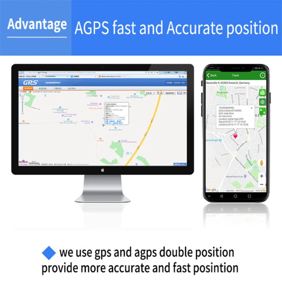 TK203 3G GPS / GPRS / GSM Personal / Goods /  Pet / Bag Locator Pet Collar Real-time Tracking Device