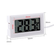 Mini LCD Indoor Digital Thermometer (Celsius Display) (White)