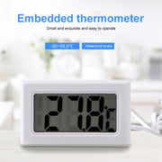 Mini LCD Indoor Digital Thermometer (Celsius Display) (White)