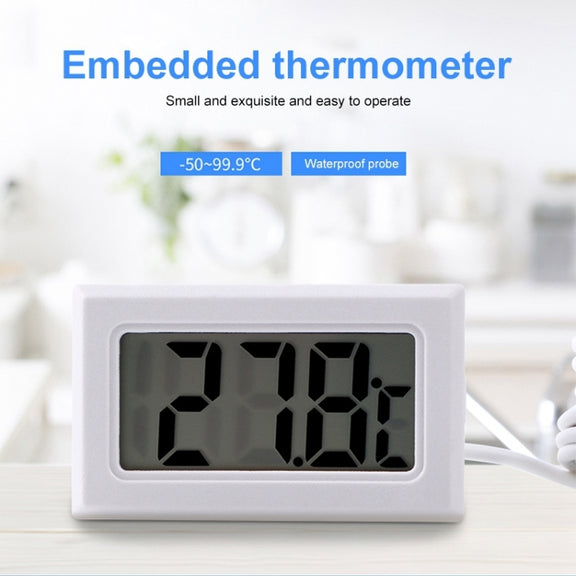 Mini LCD Indoor Digital Thermometer (Celsius Display) (White)
