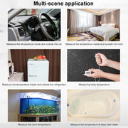 Mini LCD Indoor Digital Thermometer (Celsius Display) (White)