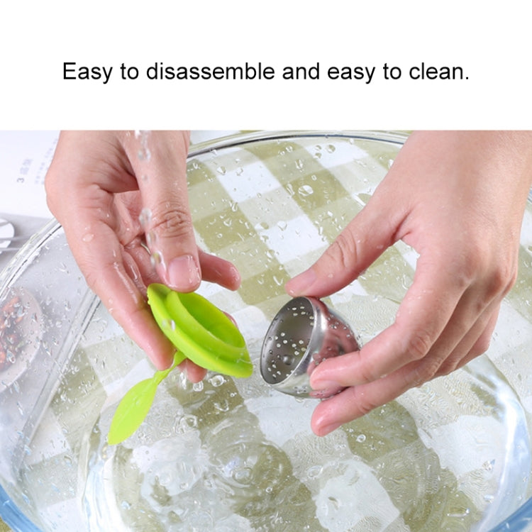 Stainless Steel Silicone Hanging Tea Bag Tea Strainers (Green)