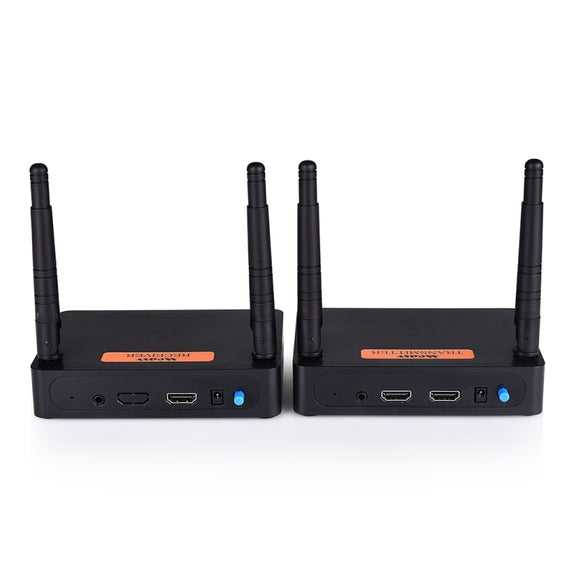 Measy FHD676 Full HD 1080P 3D 5-5.8GHz Wireless HDMI Transmitter (Transmitter + Receiver) Transmission Distance: 200m, Specifications:UK Plug