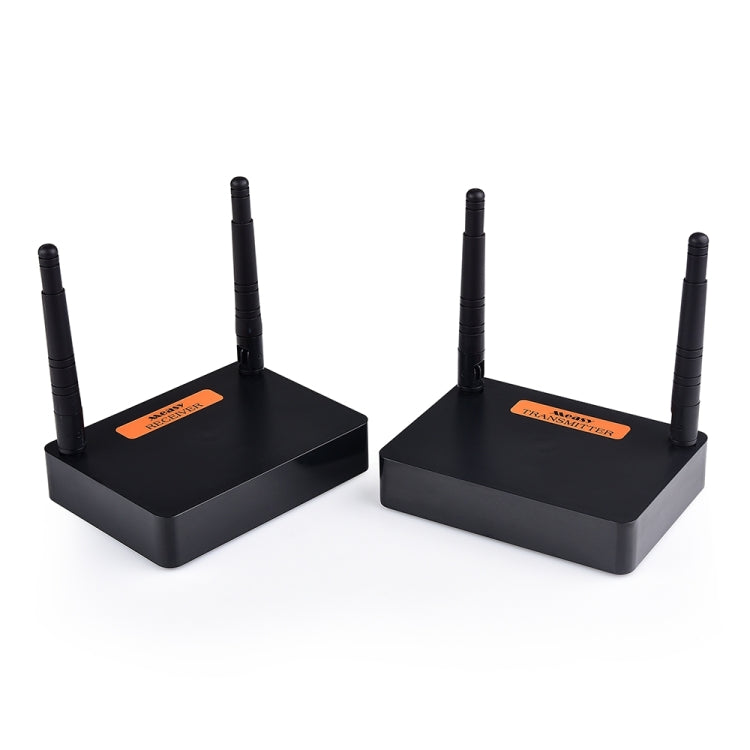 Measy FHD676 Full HD 1080P 3D 5-5.8GHz Wireless HDMI Transmitter (Transmitter + Receiver) Transmission Distance: 200m, Specifications:US Plug