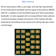 Measy W2H 60GHz 4K Ultra HD Wireless Transmission Kit, Transmission Distance: 30m, EU Plug