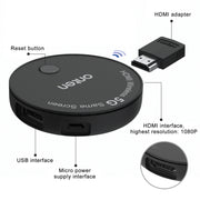 Onten 7576 Dual Frequency 1080P HD Wireless Homescreen