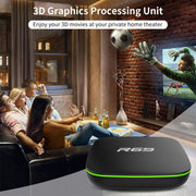 R69 1080P HD Smart TV BOX Android 4.4 Media Player with Remote Control, Quad Core Allwinner H3, RAM: 1GB, ROM: 8GB, 2.4G WiFi, LAN, AU Plug