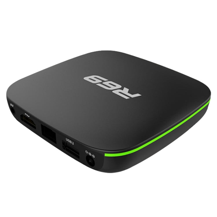 R69 1080P HD Smart TV BOX Android 4.4 Media Player with Remote Control, Quad Core Allwinner H3, RAM: 1GB, ROM: 8GB, 2.4G WiFi, LAN, US Plug