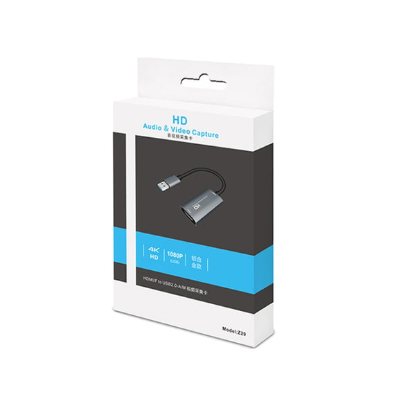Z29 HDMI Female to USB 2.0 Male + Audio VideoCapture Box