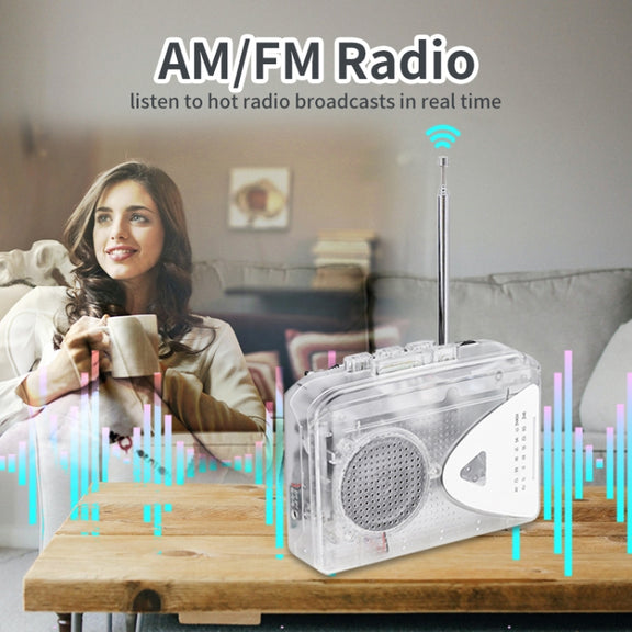Portable Cassette Player Tape Player AM / FM Radio Receiver