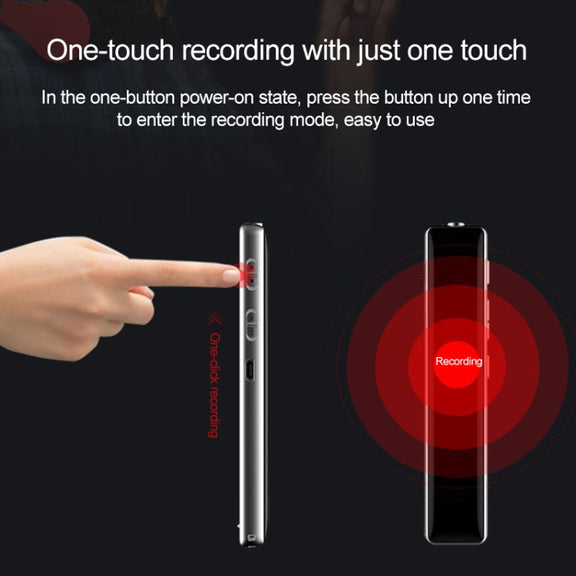 Q33 External Play MP3 Voice Control High Definition Noise Reduction Recording Pen, 4G, Support Password Protection & One-touch Recording