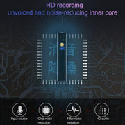 Q33 External Play MP3 Voice Control High Definition Noise Reduction Recording Pen, 4G, Support Password Protection & One-touch Recording