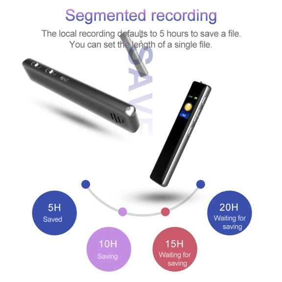 Q33 External Play MP3 Voice Control High Definition Noise Reduction Recording Pen, 4G, Support Password Protection & One-touch Recording
